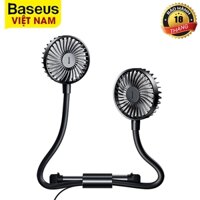 Quạt đôi Baseus xoay 360 độ, công suất 7W, hai chế độ gió sử dụng trên xe hơi - phân phối chính hãng tại Baseus Việt Nam