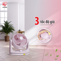 Quạt đối lưu không khí Iris Ohyama PCF-HEK18, quạt để bàn làm việc