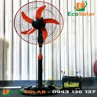 Quạt đứng 12v kẹp bình ắc quy ( không kèm theo bình, tấm pin năng lượng )