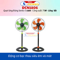 Quạt đứng 4,5 tấc Senko DCN1806 - Công suất 75W - Màu ngẫu nhiên - Hàng Chính Hãng