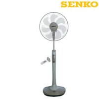 Quạt đứng 7 cánh Senko DR1608 có remote | 65W – Đường kính cánh 39cm
