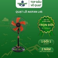 Quạt Đứng AKiFan L45 | Quạt Máy Đứng Công Suất 47W, 3 Tốc Độ Gió, Chuyển Hướng Cơ Bảo Hành 2 Năm