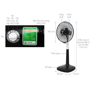 Quạt đứng Asia D16026-XV0