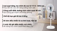 Quạt đứng Asia D16028 ( remote)