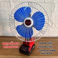 Quạt Dùng Chân Pin Milwaukee 18V 6 Inch Có Đảo Chiều Có Mạch Chống Xả Cạn Pin