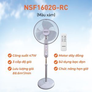 Quạt đứng cơ Nanoco NSF1601G