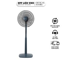 Quạt đứng có remote Panasonic F409K màu xanh dương, có 3 tốc độ gió làm mát và chế độ hẹn giờ
