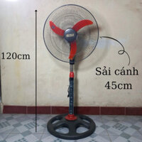 Quạt đứng công nghiệp sải cánh 400/450cm. Quạt bàn B300 Điện Cơ X19