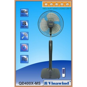 Quạt cây - đứng VinaWind QĐ-400-XMS (QĐ400-XMS / QĐ400XMS) - 48W
