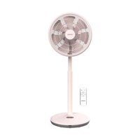 Quạt đứng Nanoco NEF1499P, động cơ BLDC, 30W, 12 cấp độ gió, màu hồng