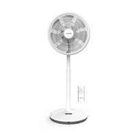 Quạt đứng Nanoco NEF1499W, động cơ BLDC, 30W, 12 cấp độ gió, màu trắng