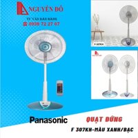 Quạt đứng Panasonic F-307KH, có 2 màu xanh và màu bạc, có remote điều khiển từ xa  độ bền cao TỔNG KHO ĐIỆN NGUYỄN ĐÔ