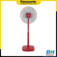 Quạt Đứng Panasonic Màu Đỏ Có Remot Điều Khiển F-409KMR