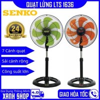 Quạt đứng SENKO 7 cánh, 3 chế độ điều chỉnh gió, công suất mạnh mẽ, êm ái, bền bỉ - Model LTS1636 - Bảo hành 21 tháng
