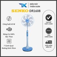 Quạt đứng Senko có remote DR1608 – điều khiển từ xa, 7 cánh, 3 tốc độ gió, công suất 65W, hẹn giờ tắt