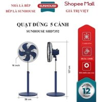 QUẠT ĐỨNG SUNHOUSE 5 CÁNH SHD7352