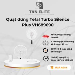 Quạt đứng Tefal Turbo Silence Plus VH689690