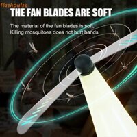 Quạt đuổi côn trùng FLASHPULSE, Quạt đuổi ruồi đa chức năng có thể sạc lại USB an toàn dễ dàng mang theo Quạt bay không âm thanh có thể sạc lại cho bữa ăn dã ngoại
