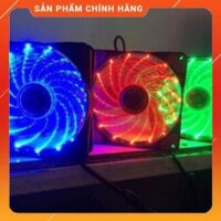 Quạt Fan Case 12 cm led xanh cây+ xanh dương+đỏ