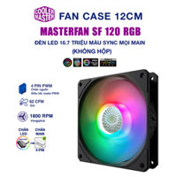 Quạt fan case 12cm Cooler Master SF120 RGB - Quạt tản nhiệt Case máy tính Cooler Master Masterfan SF120 RGB (tách hộp)