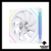 Quạt Fan LEOPARD 4RS RGB WHITE - 6Pin Kèm 4 Ốc ( Không gắn nguồn cần Hub 6Pin )