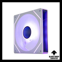 Quạt Fan LEOPARD S1 LED XOAY XUÔI WHITE Kèm 4 Ốc (Gắn trực tiếp nguồn không cần Hub)