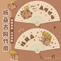 Quạt gấp Kapibala nhỏ gọn di động mini bền cho trẻ em mới