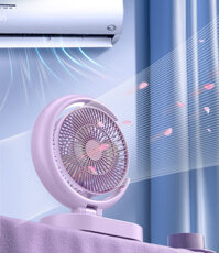 Quạt Gấp Mini Thiết Kế Để Bàn, Quạt Sạc Usb, Quạt Tích Điện Mini 4 Cấp Độ Gió