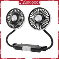Quạt Ghế Ô Tô GODD 3 Tốc Độ Tựa Đầu Ô Tô Quạt Thông Gió Sạc USB Quạt Ghế Sau