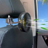 Quạt ghế sau ô tô có thể được tích hợp hương liệu ô tô Quạt điện USB Quạt sạc ô tô Quạt cầm tay Quạt tựa đầu ô tô Quạt ngoài trời