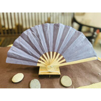 Quạt giấy Dướng nhuộm màu tự nhiên