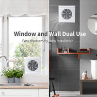 Quạt gió năng lượng mặt trời mini DC, quạt hút 4/6/8 inch -5V, quạt hút tốc độ cao năng lượng mặt trời chuyên nghiệp với bảng điều khiển năng lượng mặt trời 6W, dùng cho quạt thông gió treo tường, quạt điện năng lượng mặt trời bền bỉ