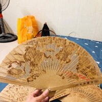Quạt gỗ cổ trang
