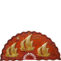Quạt gỗ thuận buồm xuôi gió treo tường (QG-02)