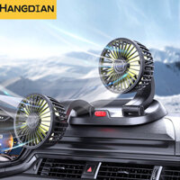 Quạt hai đầu đa năng HANGDIAN cho ô tô, thiết bị làm mát cho xe tải lớn, 24V, 12V