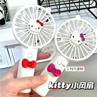 Quạt hellokitty Dễ Thương Học Sinh Trẻ Em Cặp Đôi Quạt Điện Mini Di Động Sạc Quạt Nhỏ Cầm Tay