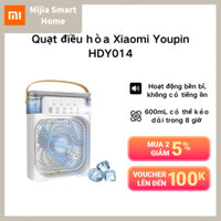 Quạt hơi nước điện, quạt phun sương mini, quạt điều hòa hơi nước 600 ml, 3 bánh răng có thể điều chỉnh