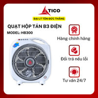 Quạt hộp B3 chuyển hướng điện TICO model HB300 công suất 40W - Hàng chính hãng, bảo hành 12 tháng, 100% lõi đồng
