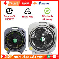 Quạt hộp Chinghai BF1688 - BF168, Nhỏ gọn tiện lợi, Công suất mạnh mẽ 6 cánh quạt làm mát đều, Bảo hành 12 tháng