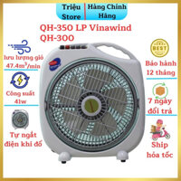 Quạt hộp Điện cơ thống nhất QH 350-LP và QH 300-LP sải cánh 35cm tự ngắt điện khi đổ an toàn mạnh mẽ tiện lợi