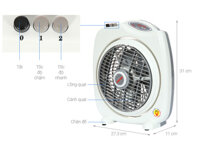 Quạt hộp Senko BD230 (BD-230) - Bảo hành 12 tháng, Hàng chính hãng