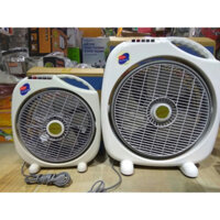 Quạt hộp tản cánh Vinawind Điện Cơ Thống Nhất QH300-LP và QH350-LP có công tắc tự ngắt khi đổ quạt