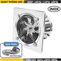 Quạt hút bếp（inox ）Quạt thông gió công nghiệp/Làm mát & loại bỏ khói/Hút mạnh/Dây nguồn 2m
