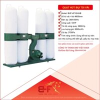 Quạt Hút Bụi Di Động 4 Túi Vải Lọc Bụi Ф600 (10HP - 10.000m3/h - 3700Pa)