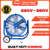 Quạt Hút Công Nghiêp KIN-500 - Công Suất 340W | Motor Lõi Đồng 100% - Quạt Công Nghiệp Công Suất Lớn