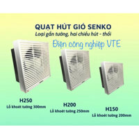 Quạt Hút gắn Tường Quạt Thông Gió SENKO H150/H200/H250 Hàng Chính Hãng