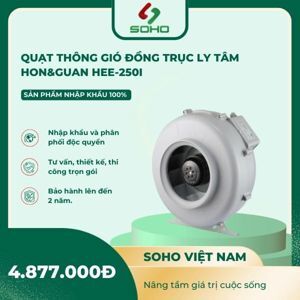 Quạt hút ly tâm Hon&Guan HEE- 250I