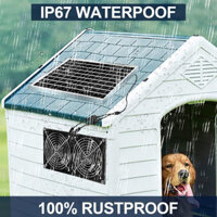 Quạt hút mini năng lượng mặt trời DC 25W, quạt thông gió tự động, tản nhiệt im lặng, hút mạnh mẽ, pin 6000MA, quạt điện năng lượng mặt trời bền bỉ gắn tường