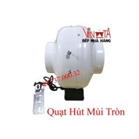 Quạt hút mùi bếp nấu gia đình nối ống D125