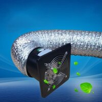 Quạt hút mùi bếp, thông gió tiện dụng hiệu suất cao (tặng kèm ống mềm)